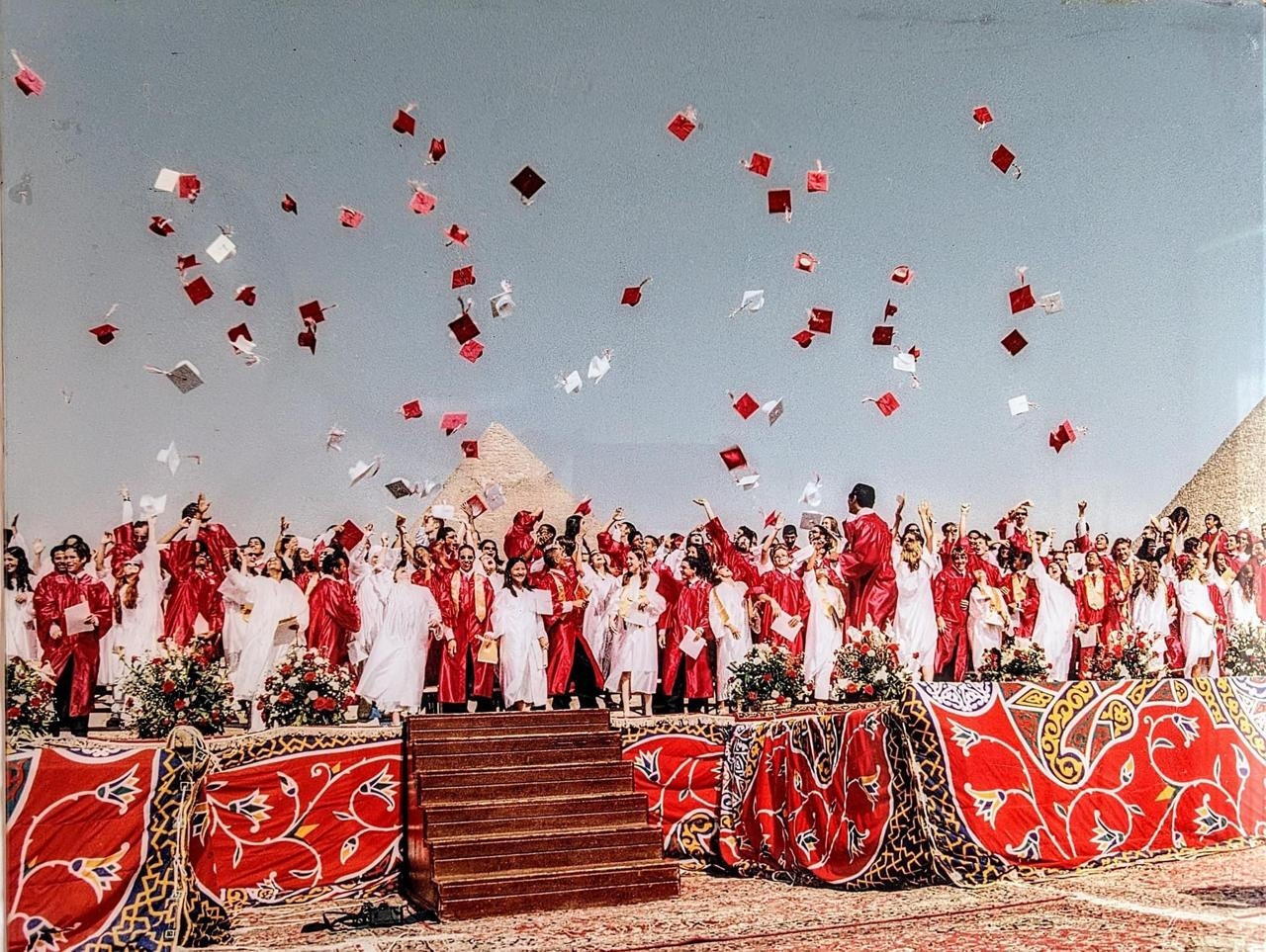 graduation at the pyramids